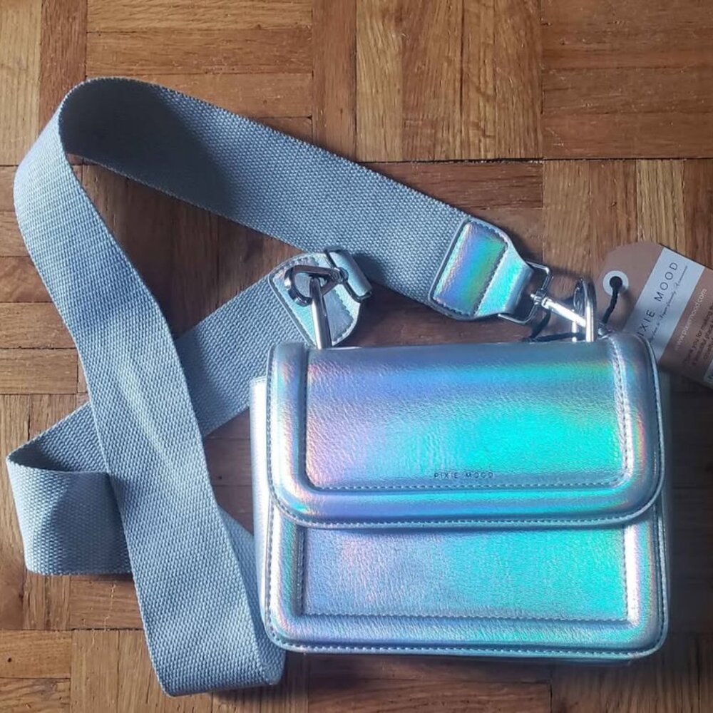 Pixie Mood Holographic Crossbody Purse Bag